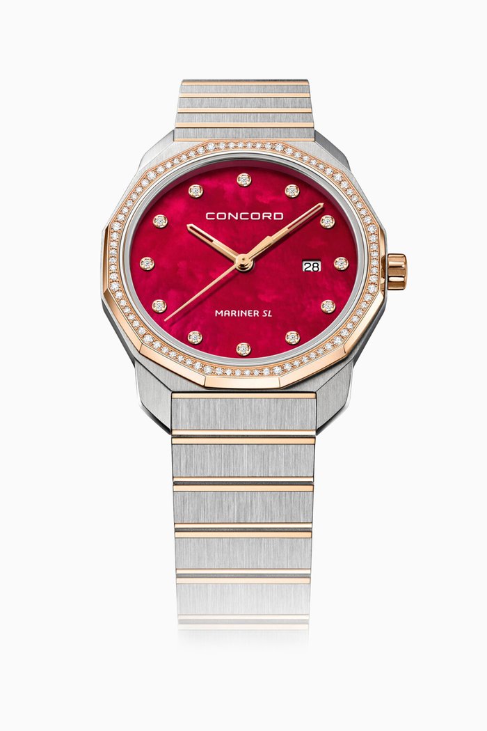

Mariner SL Quartz Watch with Diamonds, Red