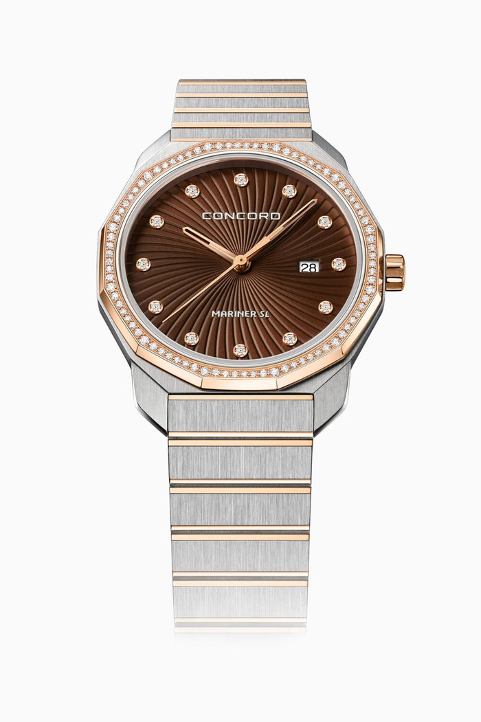 

Mariner SL Quartz Watch with Diamonds, Brown