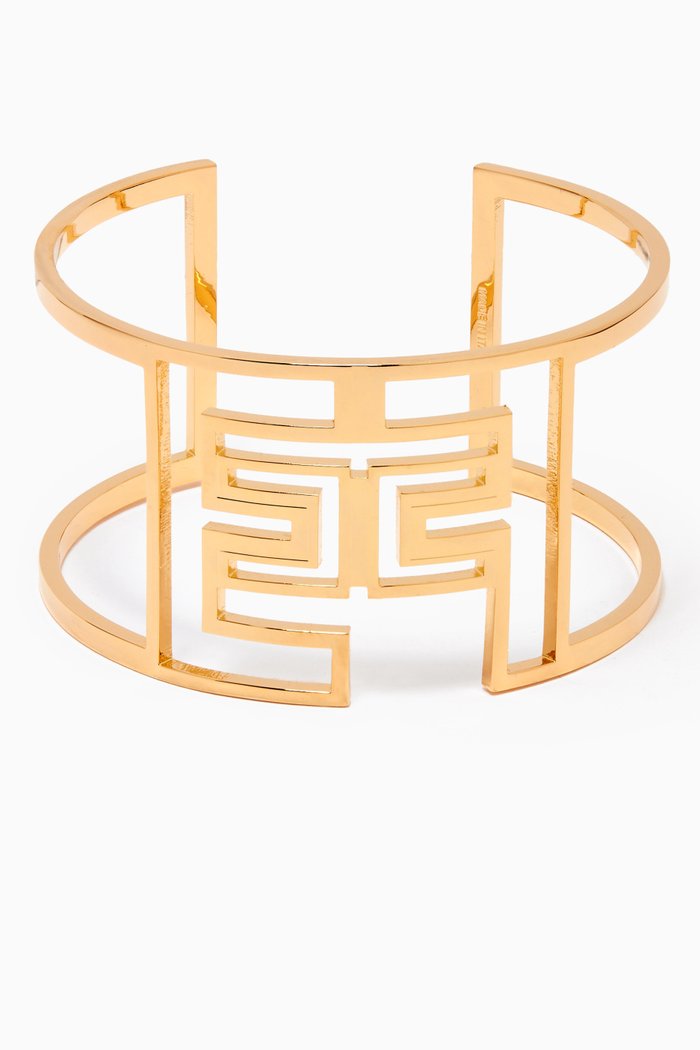 

Bangle with Logo, Gold