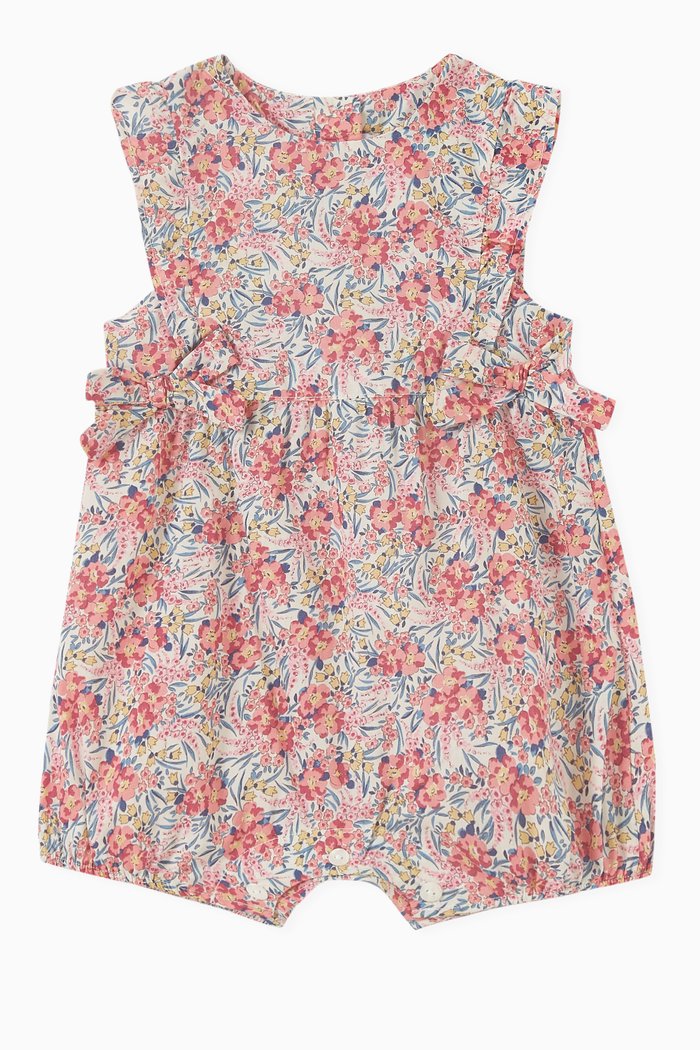 

Floral Romper in Cotton, Multicolour