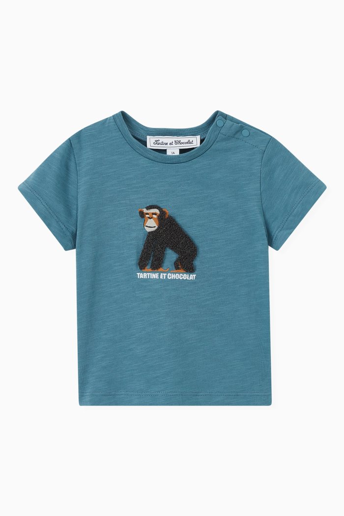 

Gorilla T-shirt in Cotton, Green