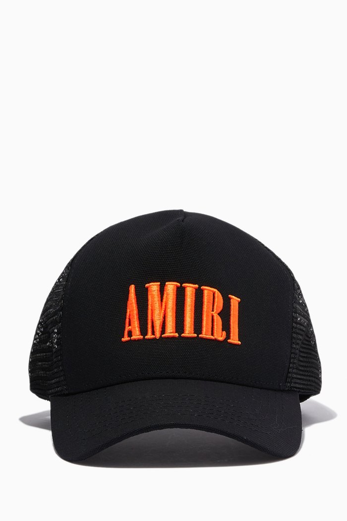 

Core Logo Trucker Hat in Cotton Canvas, Black