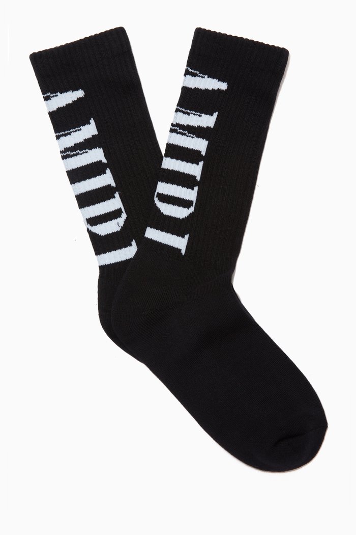 

Core Logo Socks in Cotton, Black