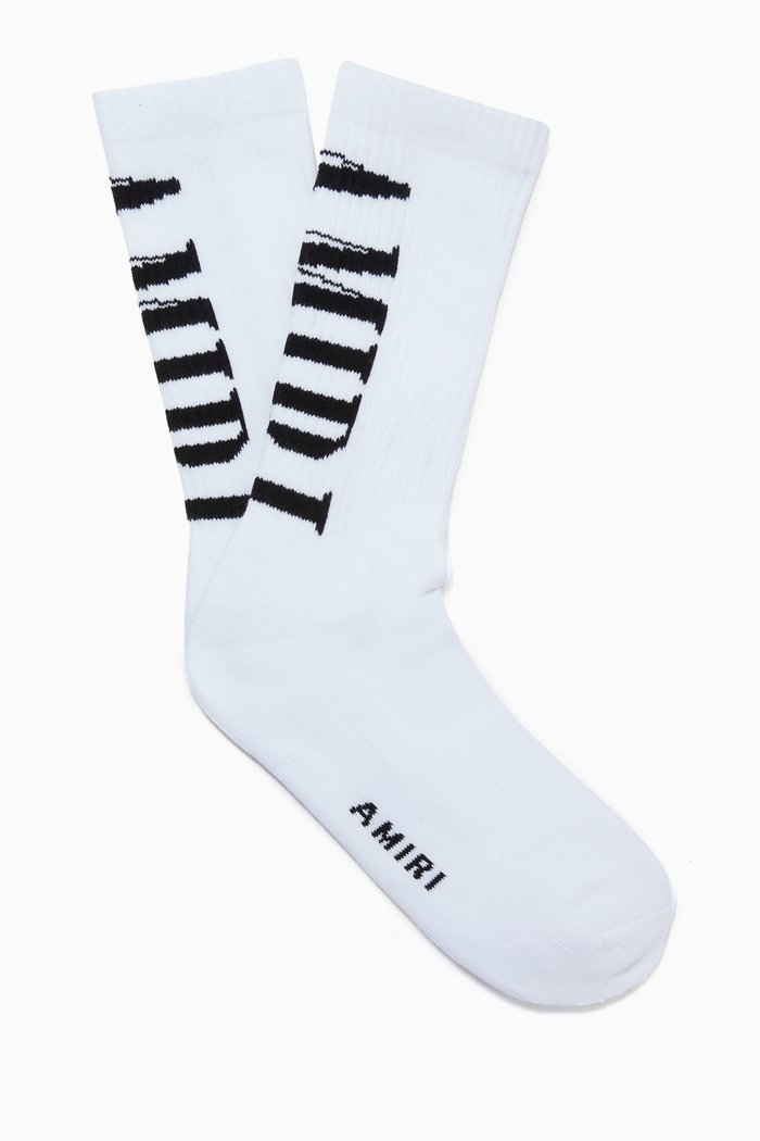 

Core Logo Socks in Cotton, White