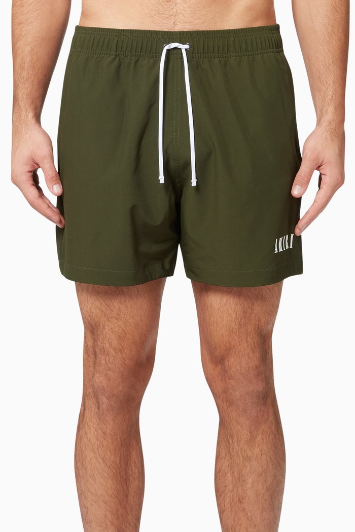 

Core Logo Swim Trunks in Nylon, Neutral