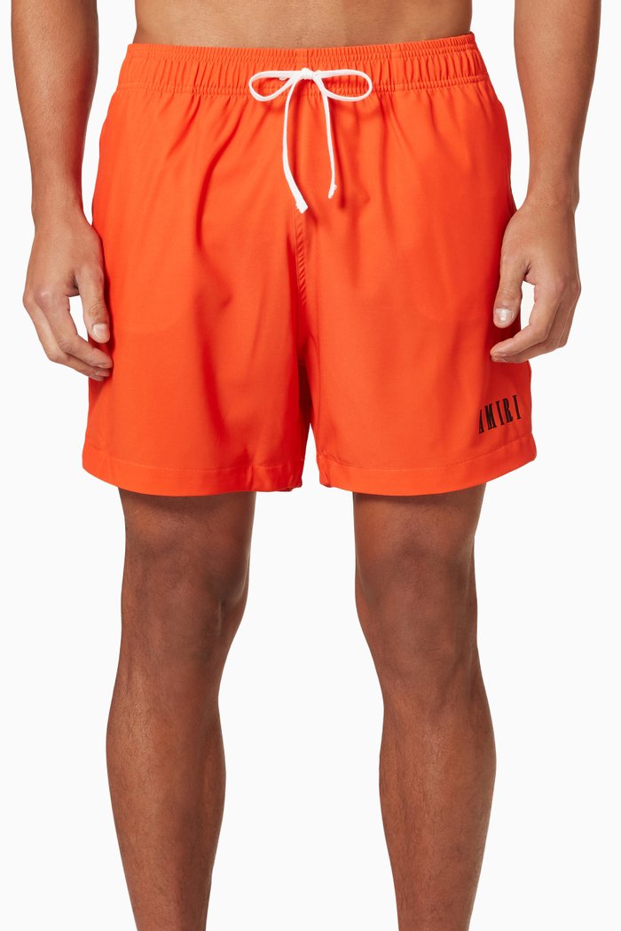 

Core Logo Swim Trunks in Nylon, Orange