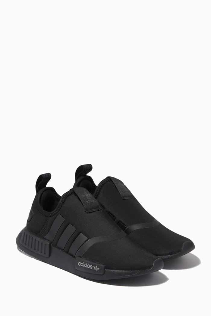 NMD 360 Shoes in Stretch Fabric, Black