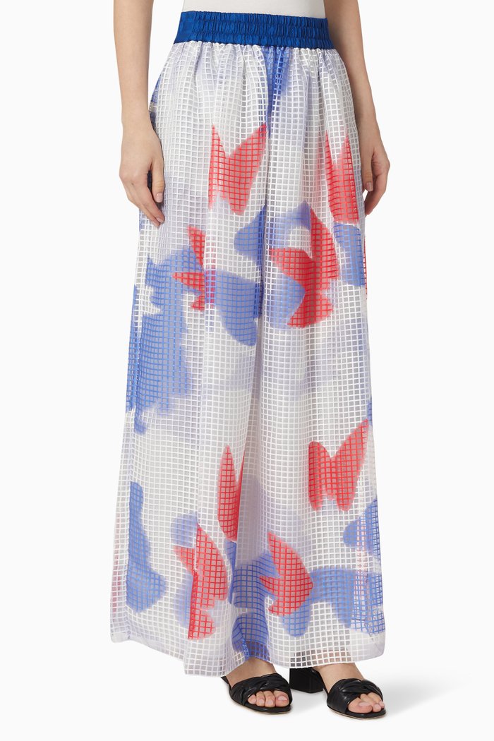 

Floral Camo Print Maxi Skirt, Multicolour