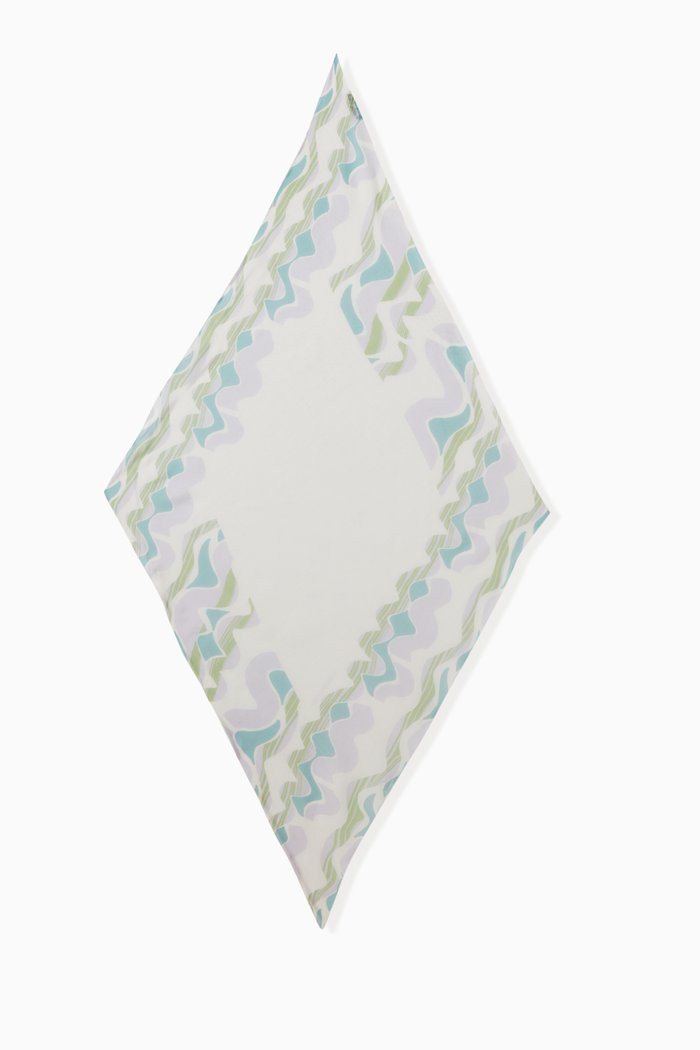 

Scarf in Cotton & Silk, Multicolour