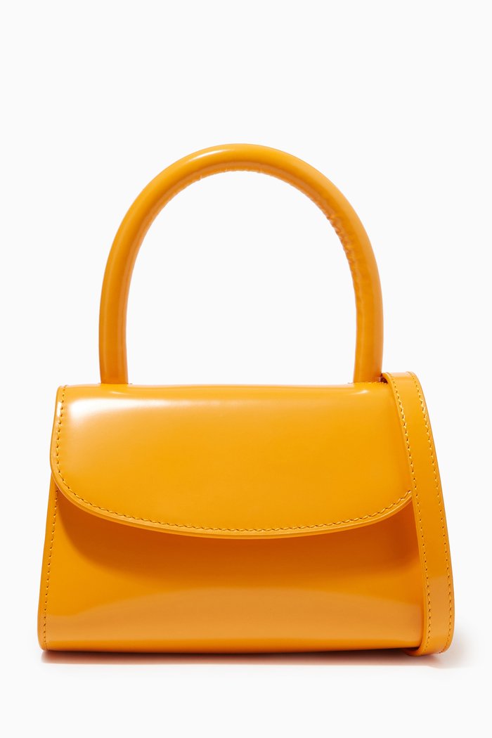 

Mini Bag in Semi Patent Leather, Orange