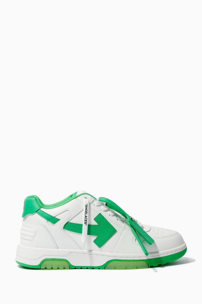 

Out of Office "OOO" Sneakers in Calf Leather, Green