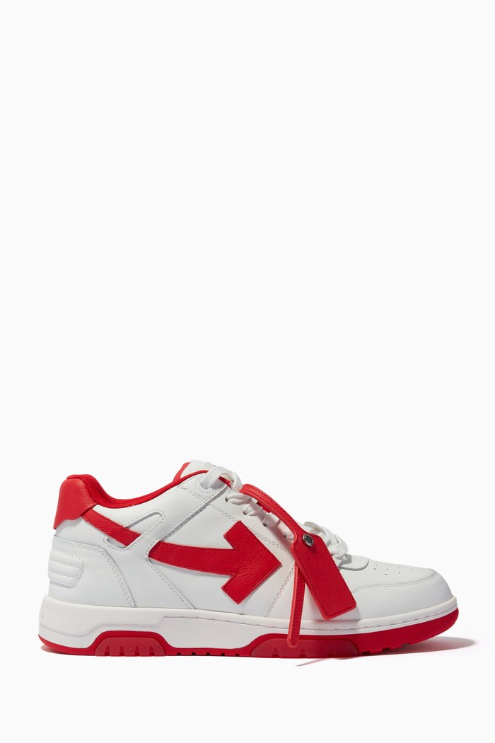 

Out of Office "OOO" Sneakers in Calf Leather, Red