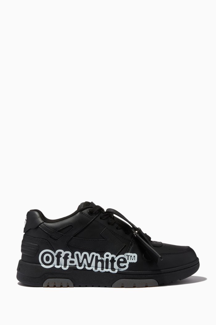 

Out of Office "OOO" Sneakers in Calf Leather, Black