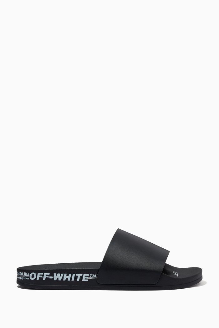 

Logo Slides in PU, Black