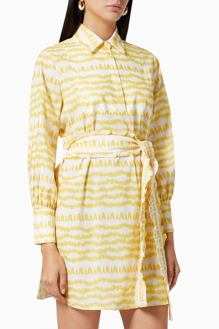 

Blaire Mini Dress in Viscose, Yellow
