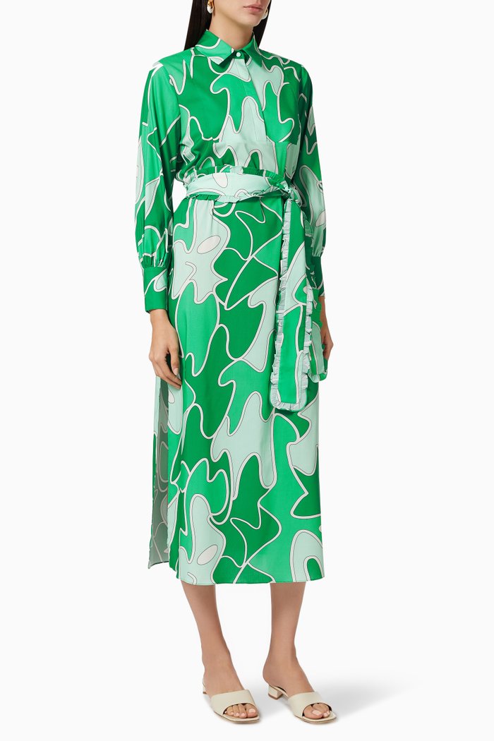 

Blaire Maxi Dress in Viscose, Green
