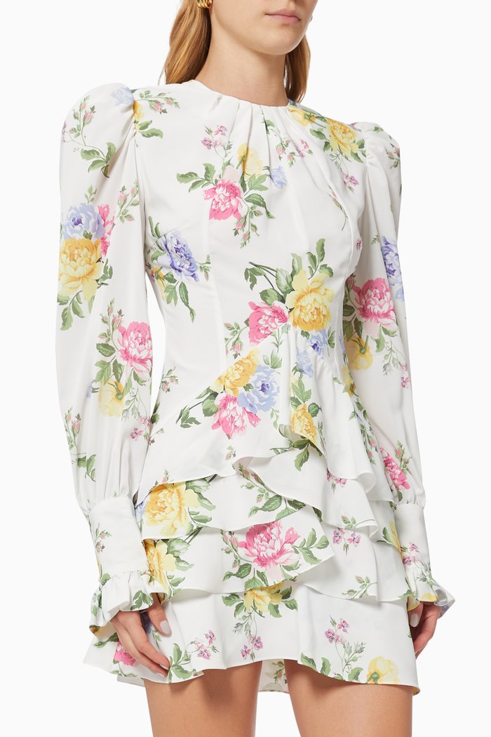 

Camellia Dress in Viscose, White