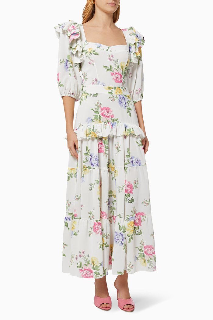

Poppy Dress in Cotton, White