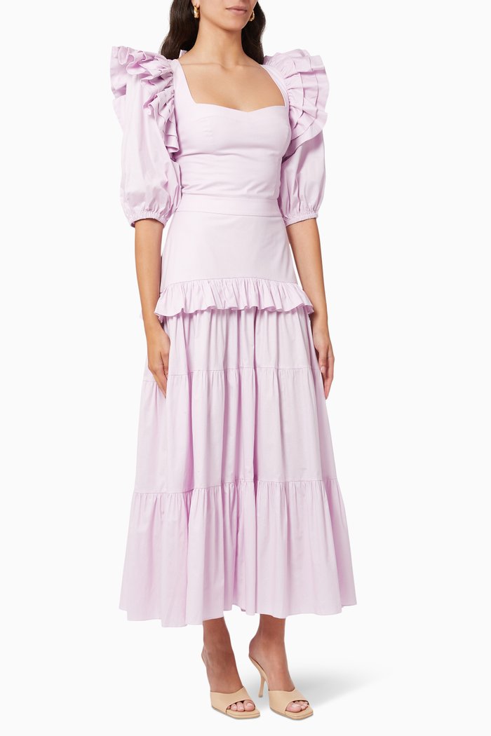 

Poppy Dress in Cotton, Pink