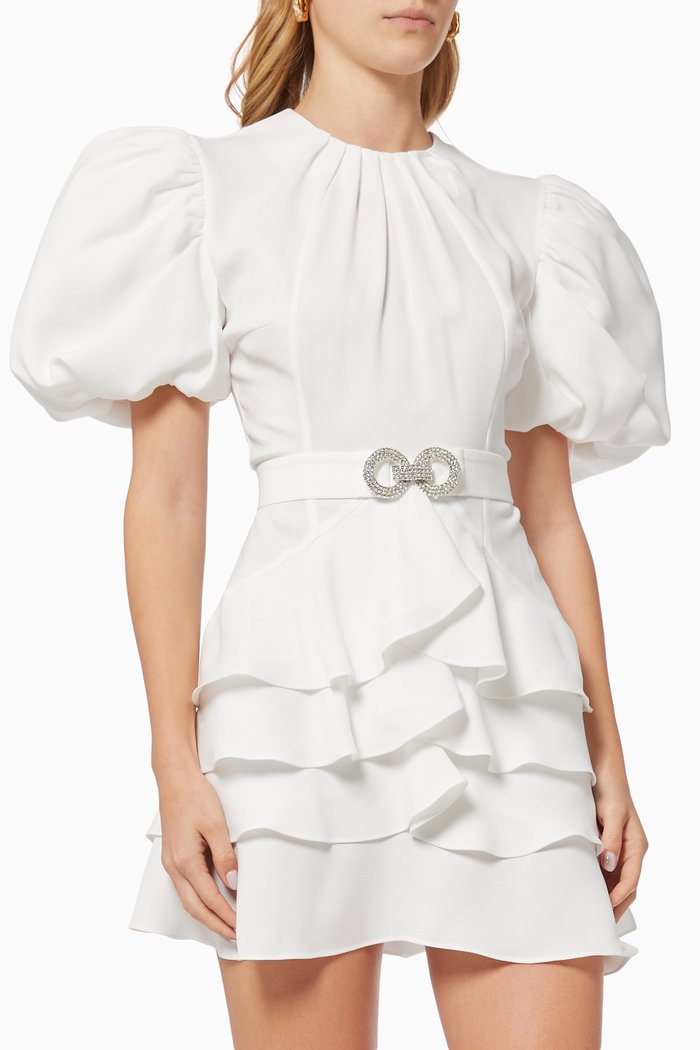 

Camellia Bridal Dress in Viscose, White