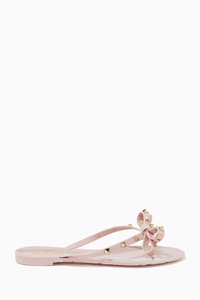 

Valentino Garavani Rockstud Flats in PVC, Pink