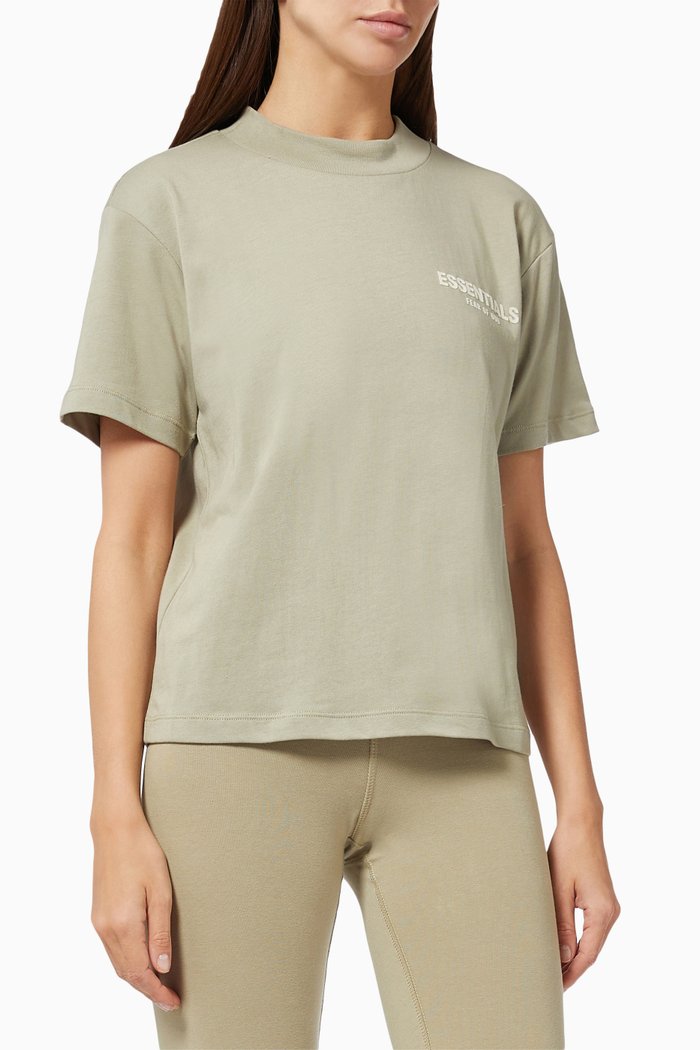 

Essentials T-shirt in Cotton Jersey, Blue