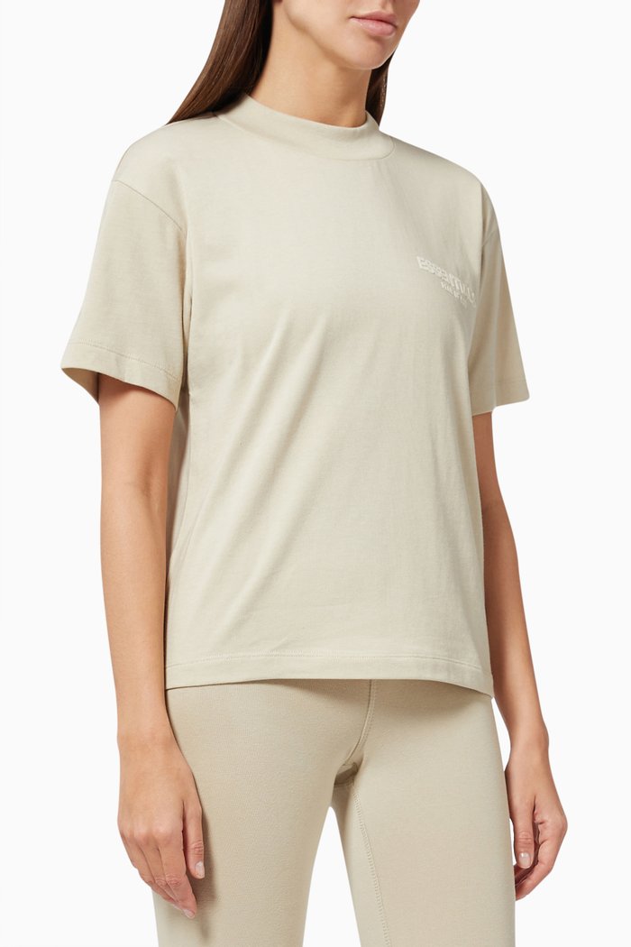

Essentials T-shirt in Cotton Jersey, Grey