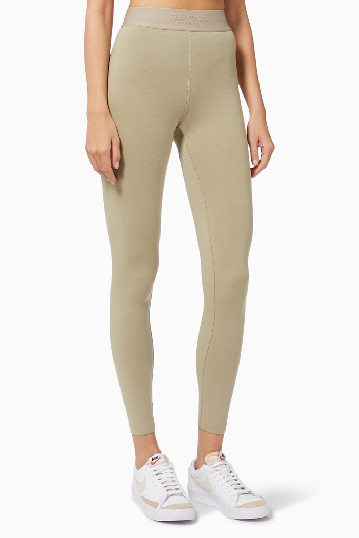 

Essentials Sports Leggings in Cotton, Blue