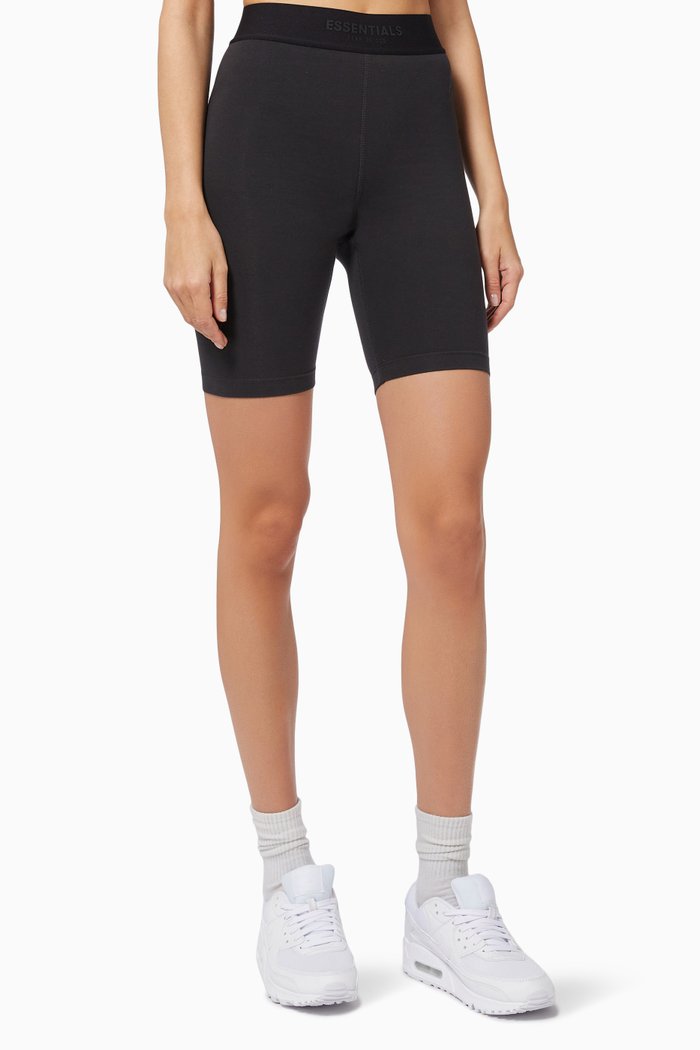 

Essentials Sports Shorts in Cotton, Black