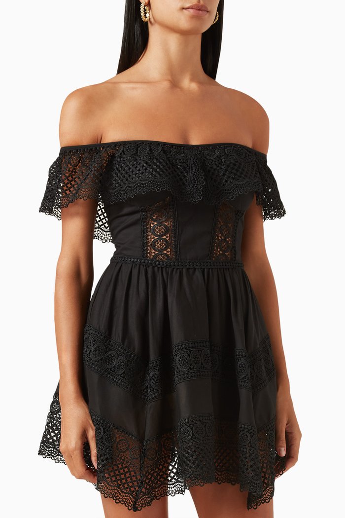 

Vaiana Dress in Cotton, Black