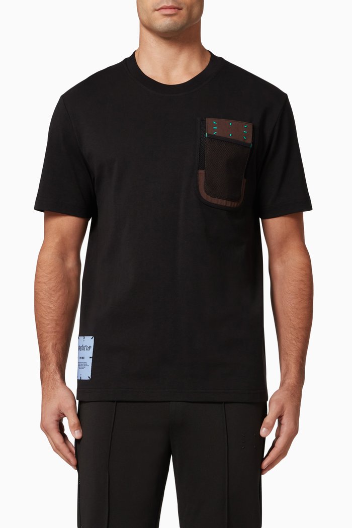 

Grow Up T-shirt in Cotton Jersey, Black