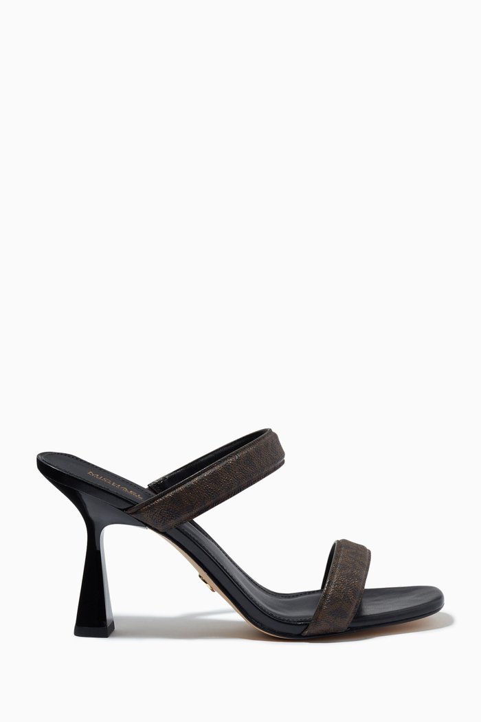 

Clara Sandals in Logo Canvas, Brown