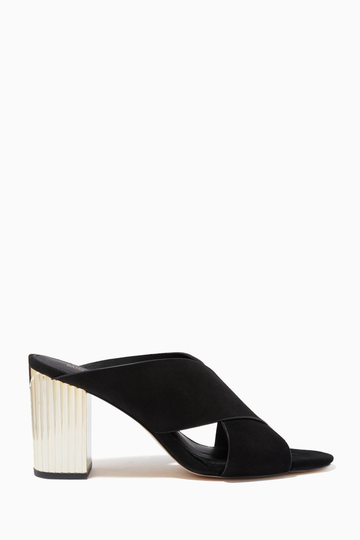 

Porter Sandals in Suede, Black