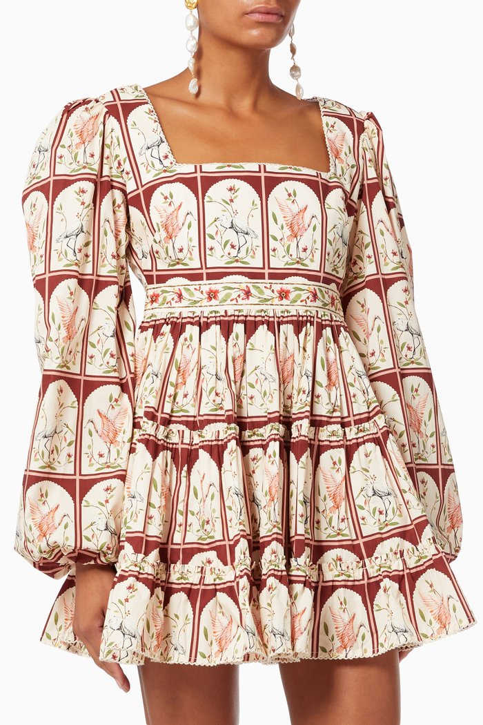 

Avena Dress in Cotton, Multicolour