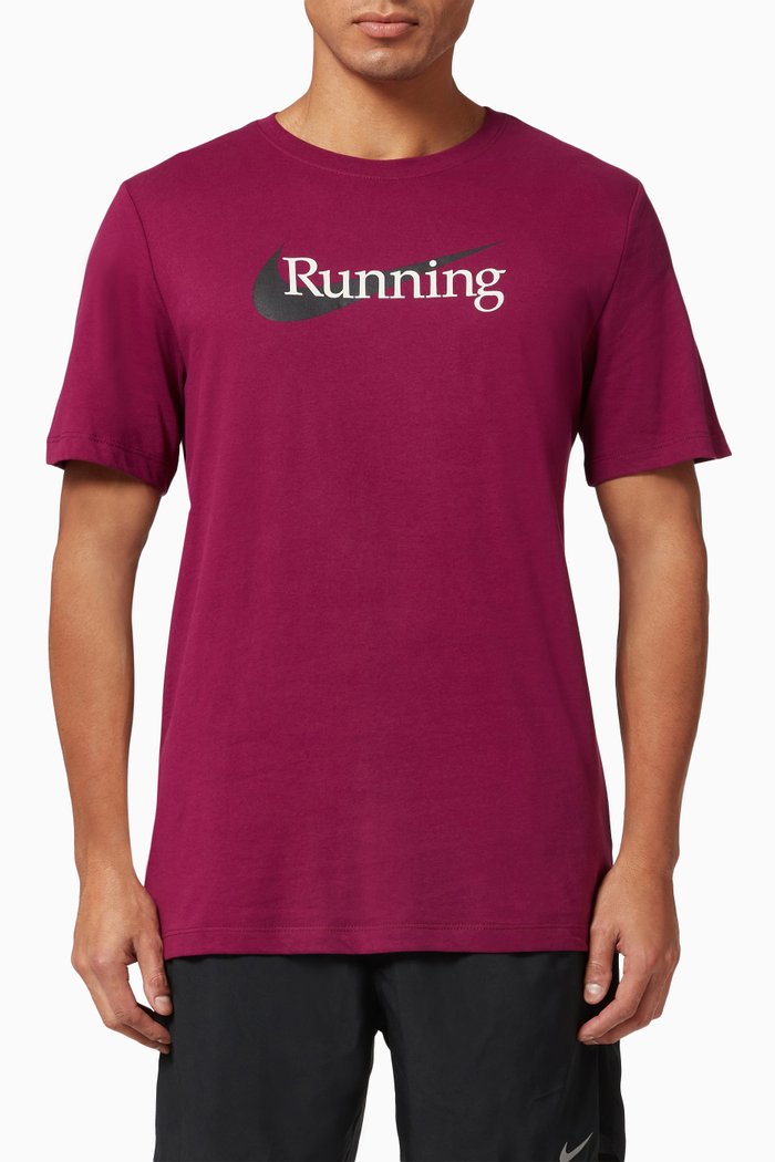 

Dri-FIT Running T-shirt in Jersey, Purple