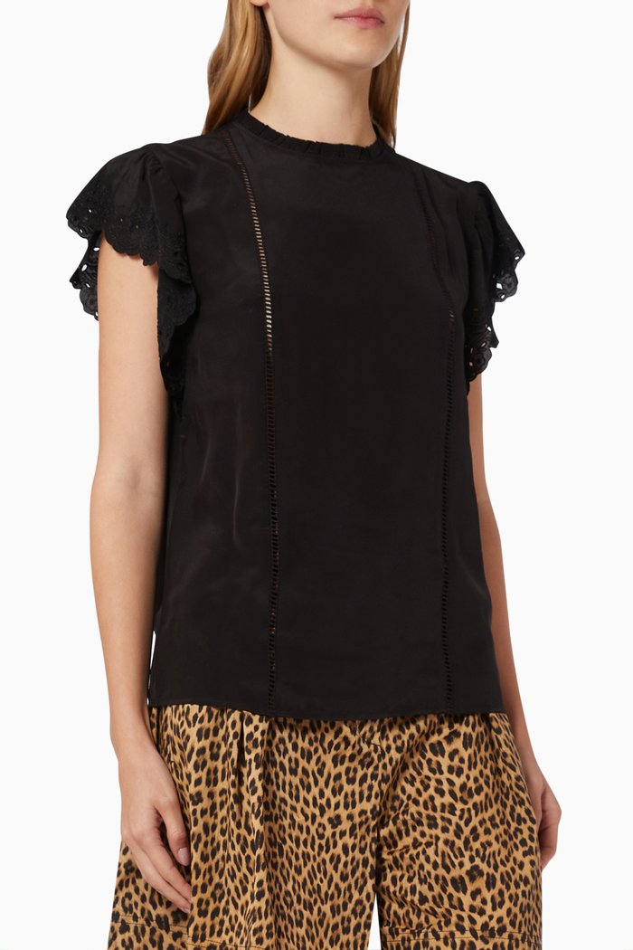 

Papy Shirt in Silk, Black