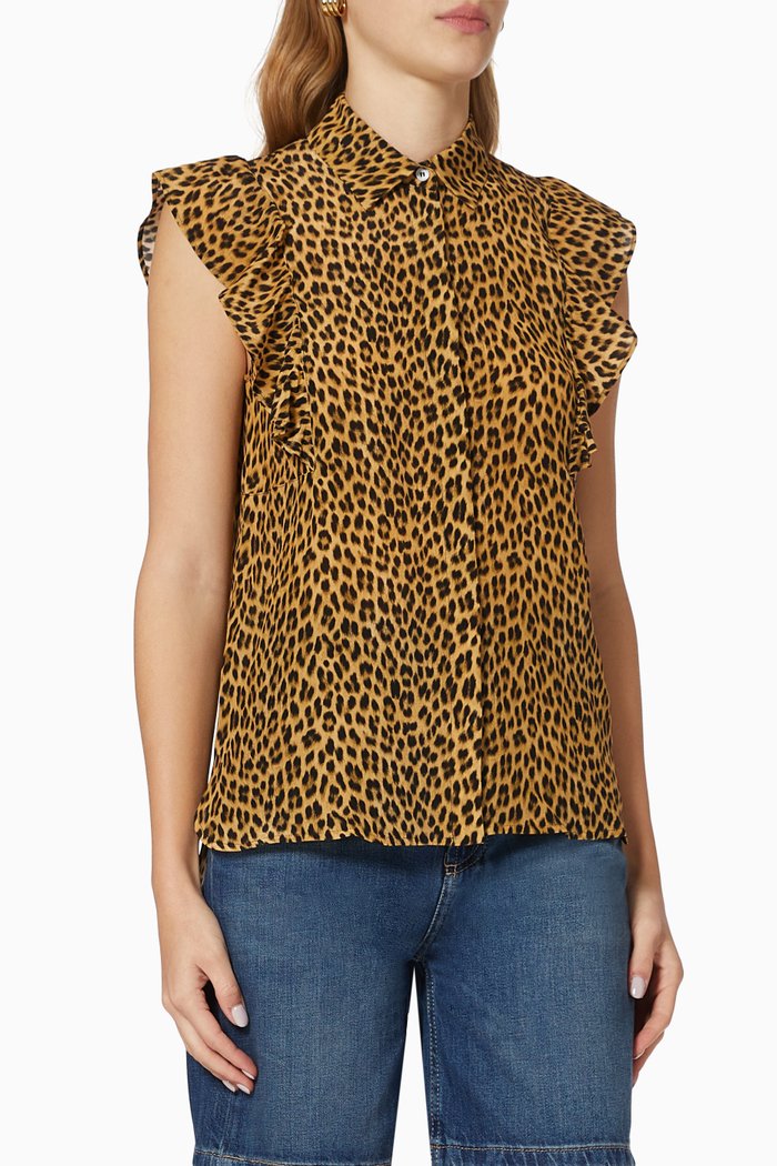 Palco Shirt in Silk, Black