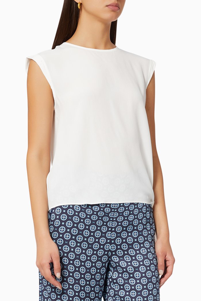 

Fulvia Tie Up Top, Neutral