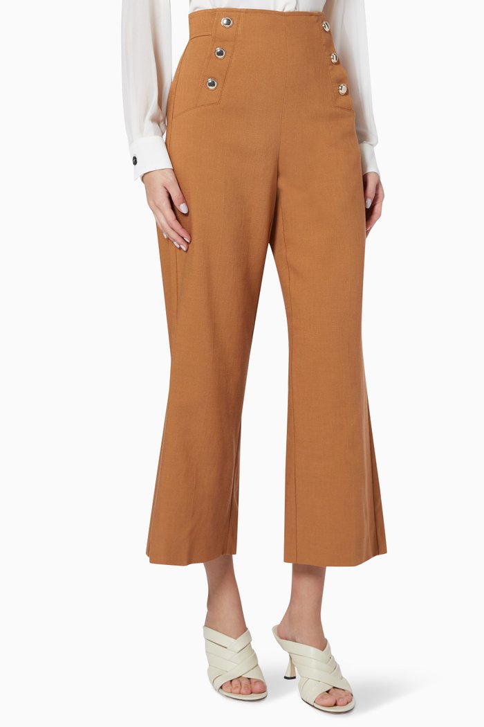 

Elisir Pants in Viscose, Brown