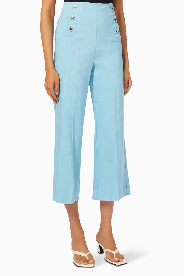 

Elisir Pants in Viscose, Blue