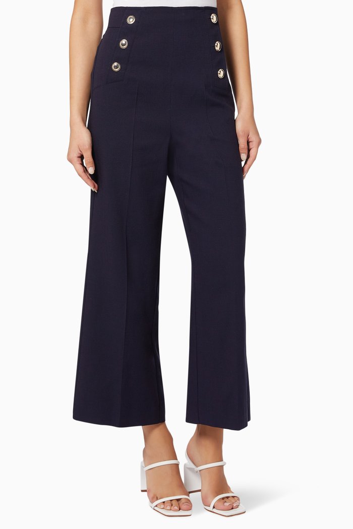 

Elisir Pants in Viscose, Blue