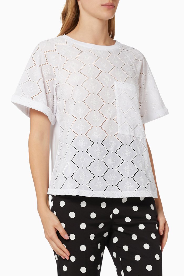 

Verbas T-shirt in Cotton, White