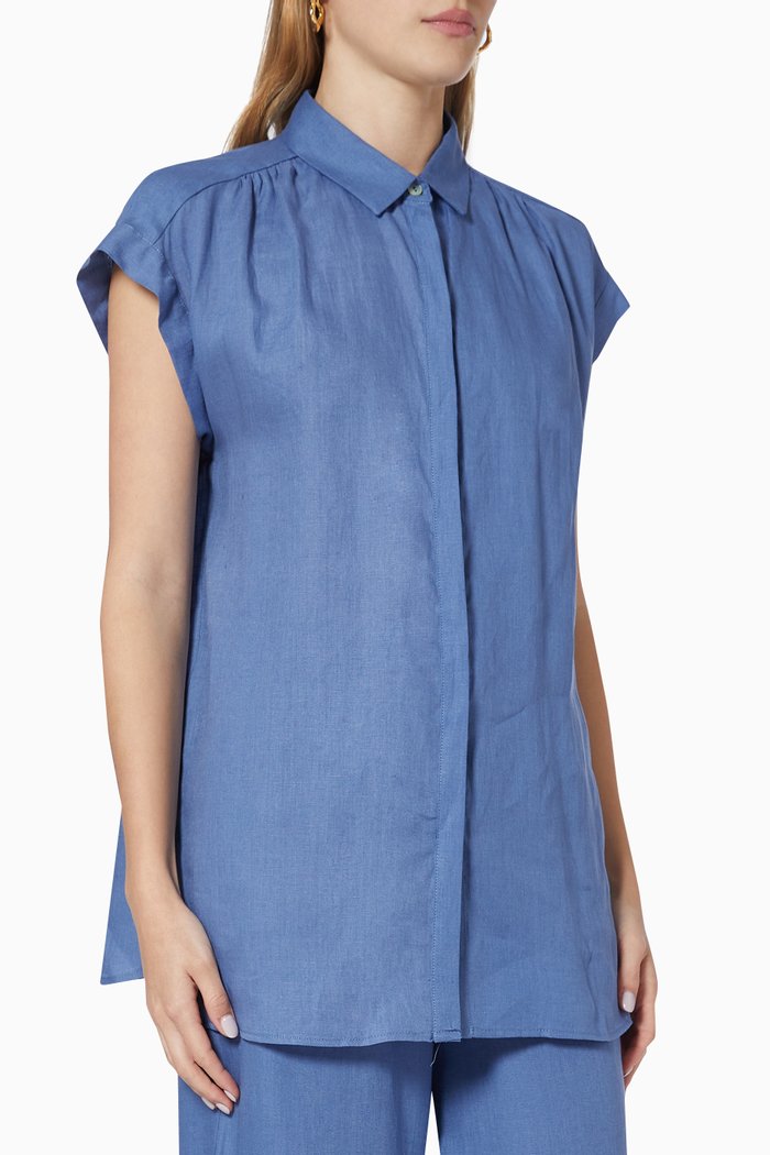 

Incluso Shirt in Linen, Blue