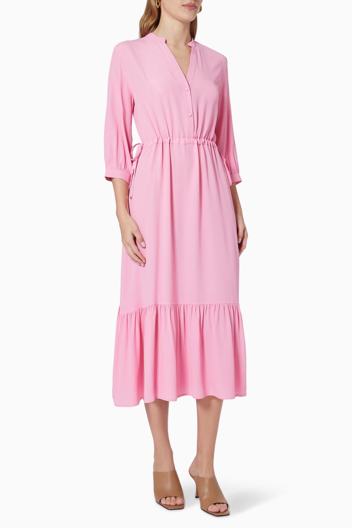 

Terramo Dress in Crêpe de Chine, Pink