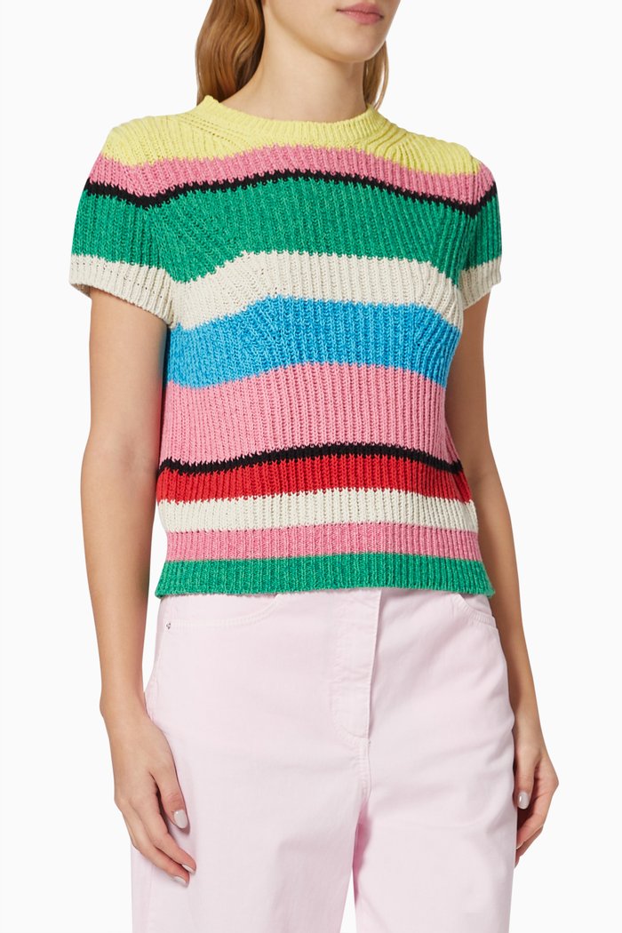 

Voghera Top in Cotton, Green