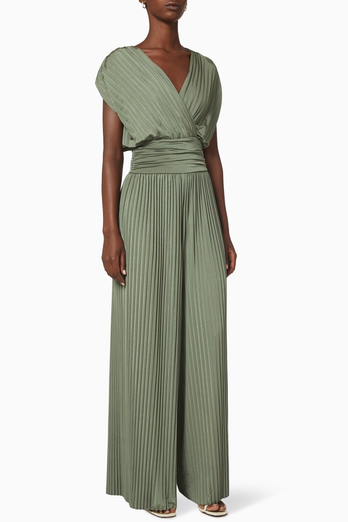 

Gioire Jumpsuit in Crepe, Green