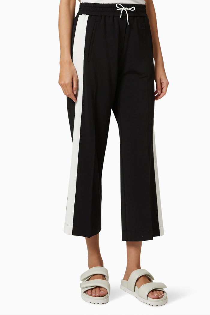 

Camlia Pants in Viscose-blend Fleece, Black