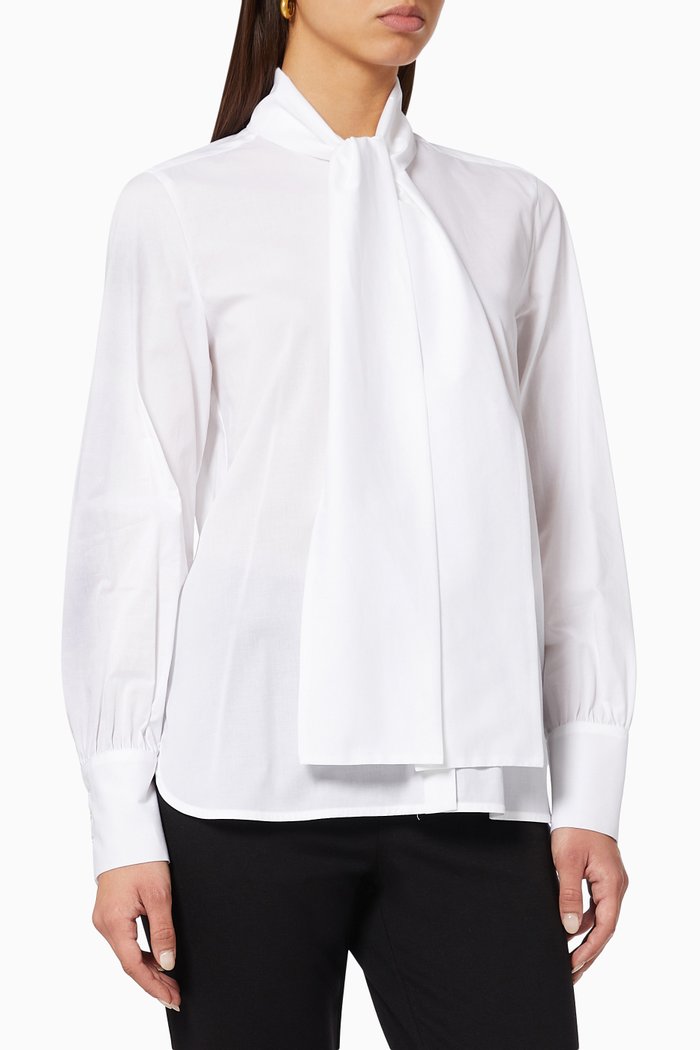

Turku Shirt in Cotton Poplin, White