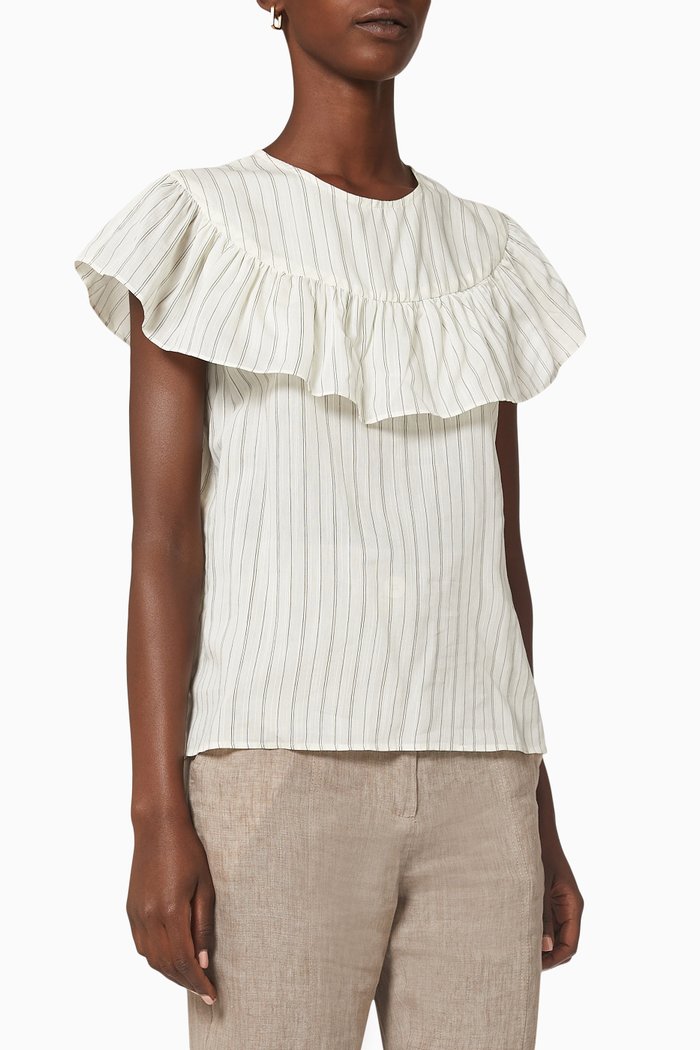 

Advance Top in Crepe, Neutral