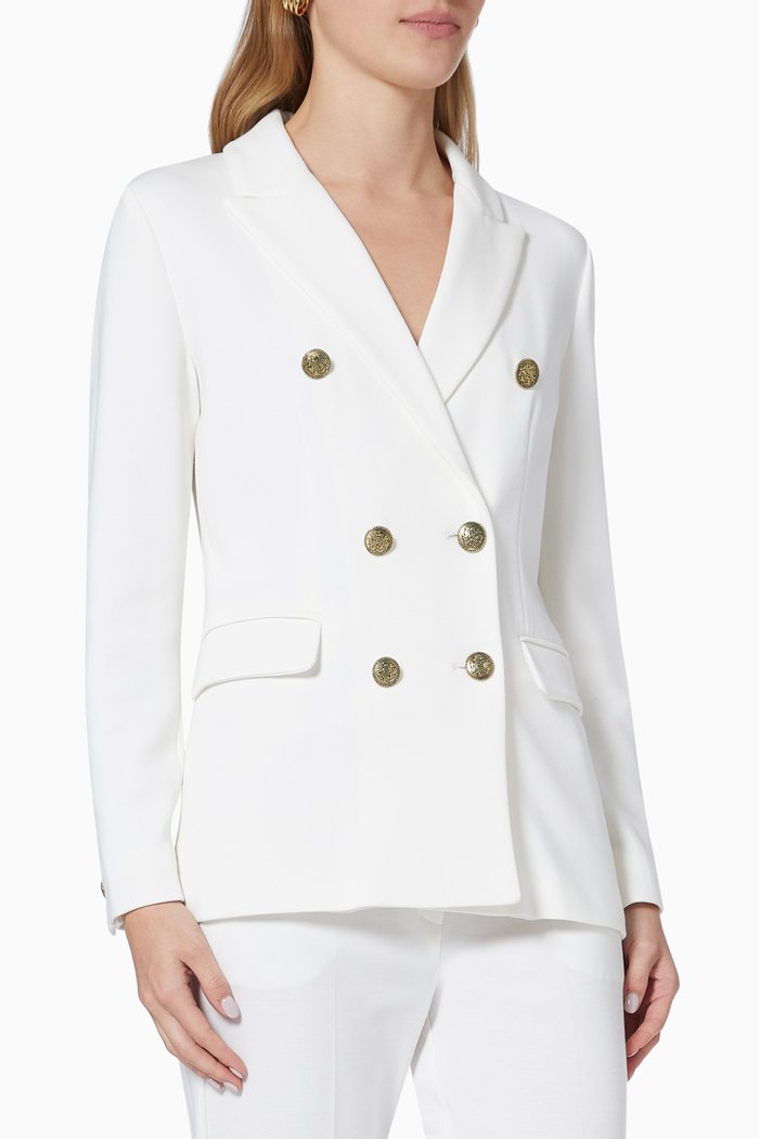 

Giorno Double Breasted Blazer, White